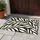 Black Ivory Botanical Stripes for Modern Kitchen Living and Nature Inspired Homes Doormat - 4