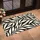 Black Ivory Botanical Stripes for Modern Kitchen Living and Nature Inspired Homes Doormat - 2
