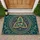 Celtic Trinity Knot Medallion for Rustic Entryways and Timeless Heritage-Inspired Homes Doormat - 1