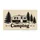 Camper Trailer and Pine Trees for Rustic Camping Trips, Cabins, and Outdoor Lovers Doormat - 6
