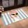 White Goose In Pink Towel Turban For A Playful Bathroom Spa Retreat Doormat - 2