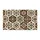 Bohemian Black Floral Hexagon Tile Motifs for a Cozy, Artful Kitchen and Entryway Doormat - 6