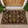 Rustic Southwestern Stone Geometric Medallion for Warm, Earthy Hallway and Entryway Style Doormat - 1