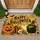Happy Halloween Pumpkins And Skull For Festive Seasonal Entryway And Cozy Autumn Homes Doormat - 1