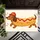 Cheerful Cartoon Dachshund in Hot Dog Costume and Red Cap for Playful Pet Lovers Doormat - 5