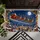 Santa Sleigh Over Snowy Village for Cozy Christmas Holiday Home Decorating And Cheer Doormat - 5