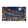 Santa Sleigh Over Snowy Village for Cozy Christmas Holiday Home Decorating And Cheer Doormat - 6