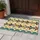 Colorful Folk Art Fish for Cheerful Coastal Kitchen and Easter Season Home Styling Doormat - 4