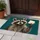Curious Raccoon Carrying Paper Note for Whimsical Woodland Home Decor Lovers Doormat - 4