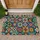 Bohemian Mandala Tile Mosaic for Colorful Kitchen and Bathroom Home Styling, Eclectic Living Doormat - 1