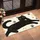 Playful Black Cat With Golden Eyes For Cozy Cat Lover Home Decor And Pet-Themed Gift Doormat - 2