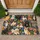 Vintage Dogs And Wildflowers For Cozy Pet-Loving Homes And Charming Cottage Entryways Doormat - 1