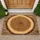 Rustic Tree Ring Wood Slice Country Style for Cozy Farmhouse Living Doormat - 1