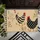 Rustic Folk Art Hens and Chickens for Cozy Farmhouse Kitchen Country Living Style Doormat - 5