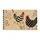 Rustic Folk Art Hens and Chickens for Cozy Farmhouse Kitchen Country Living Style Doormat - 6