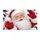 Jolly Santa Face With Red Mittens For Christmas Holiday Cheer And Seasonal Home Decorating Doormat - 6