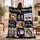 Personalized Dog Memorial Photo Blanket – Custom Pet Name, Initial & 5 Photos, In Loving Memory Pet Loss Sympathy Gift - 6