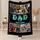 Personalized Dad Photo Collage Blanket – Custom 5 Photos & Kids Names, Love You Dad Father's Day Gift - 2