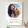 Personalized Watercolor Pet Portrait Canvas – Custom Dog and Owner Painting with Names, Christmas Gift for Dog Mom - 2