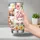 Personalized One Blessed Grandma Photo Tumbler – Custom 4 Picture Floral 20oz Cup with Grandkids Names, Christmas Gift - 5