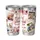 Personalized One Blessed Grandma Photo Tumbler – Custom 4 Picture Floral 20oz Cup with Grandkids Names, Christmas Gift - 6
