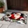 Santa Claus Emerging Through Snowy Chimney for Christmas Holiday Home Entryway Cheer Doormat - 4