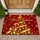 Golden Spiral Christmas Tree And Snowflakes For Festive Winter Holiday Entryway Decor Doormat - 1