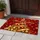 Golden Spiral Christmas Tree And Snowflakes For Festive Winter Holiday Entryway Decor Doormat - 4