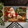 Vintage Santa Christmas Tea Party With Gingerbread And Pine Cones For Holiday Cheer Doormat - 5