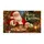 Vintage Santa Christmas Tea Party With Gingerbread And Pine Cones For Holiday Cheer Doormat - 6