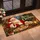 Vintage Santa Christmas Tea Party With Gingerbread And Pine Cones For Holiday Cheer Doormat - 2