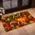 Autumn Pumpkin, Football and Maple Leaves for Cozy Thanksgiving Farmhouse Entryway Style Doormat - 2