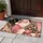 Pink Santa With Ornament Tree for Elegant Vintage Christmas Home Celebrations Doormat - 4