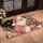 Pink Santa With Ornament Tree for Elegant Vintage Christmas Home Celebrations Doormat - 2