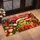 Santa-Hat Green Frog Christmas Scene With Gifts for Festive Holiday Home Decorating Doormat - 2