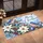 Bluebirds on Frosted Pine Branches for a Merry Christmas Holiday Celebration at Home Doormat - 2