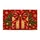Red Gold Gift Bow and Holly Christmas Decor for Festive Holiday Homes Doormat - 6