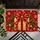 Red Gold Gift Bow and Holly Christmas Decor for Festive Holiday Homes Doormat - 5