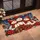 Three Snowmen and Red Gifts for Cozy Christmas Winter Holiday Home Seasonal Cheer Doormat - 2