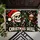 Santa Hat Skull and Skeletons for Spooky Christmas Celebrations and Holiday Home Style Doormat - 5