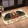 Three Christmas Horses with Holly, Santa Hat and Bows for Festive Holiday Homes Doormat - 2
