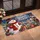 Vintage Christmas Snowman and Holiday Village for Cozy Seasonal Celebrations Doormat - 2