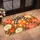 Polka Dot Pumpkin and Buffalo Plaid Bow and Peonies for Fall Thanksgiving Home Decor Doormat - 2
