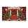 Red Door Christmas Wreath and Fir Trees for Rustic Farmhouse Holiday Home Entryway Doormat - 6