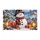 Festive Snowman With Lanterns And Gifts For A Cozy Christmas Welcome Doormat - 6