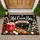 Hot Cocoa Mug, Candy Canes & Cookies for Cozy Christmas Holiday Gatherings at Home Doormat - 1
