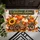 Autumn Pumpkin Wagon Sunflower and Maple Leaves for Thanksgiving Harvest Home Decor Doormat - 5