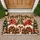 Three Christmas Gnomes With Gifts for a Cozy Holiday Welcome at Home This Winter Doormat - 1