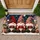 Three Christmas Gnomes With Mugs For Cozy Winter Holiday Home Style Doormat - 1
