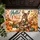 Plaid Scarf Donkey and Autumn Harvest for Cozy Fall Farmhouse Style Doormat - 5